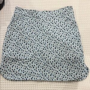 Peter Millar Blue Golf Skirt Champagne Pattern